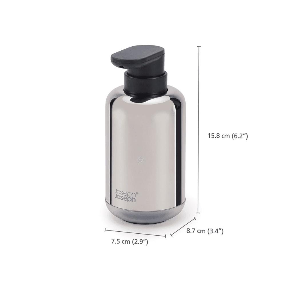 EasyStore Luxe Soap Pump, Stainless Steel