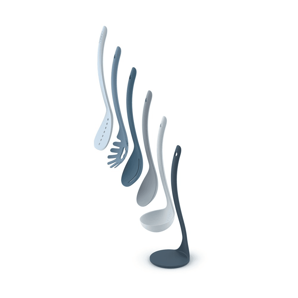 Editions 5 piece utensil set, Sky Blue