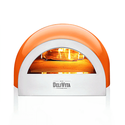 Image showing the Wood-Fired Pizza Oven, Orange Blaze product.