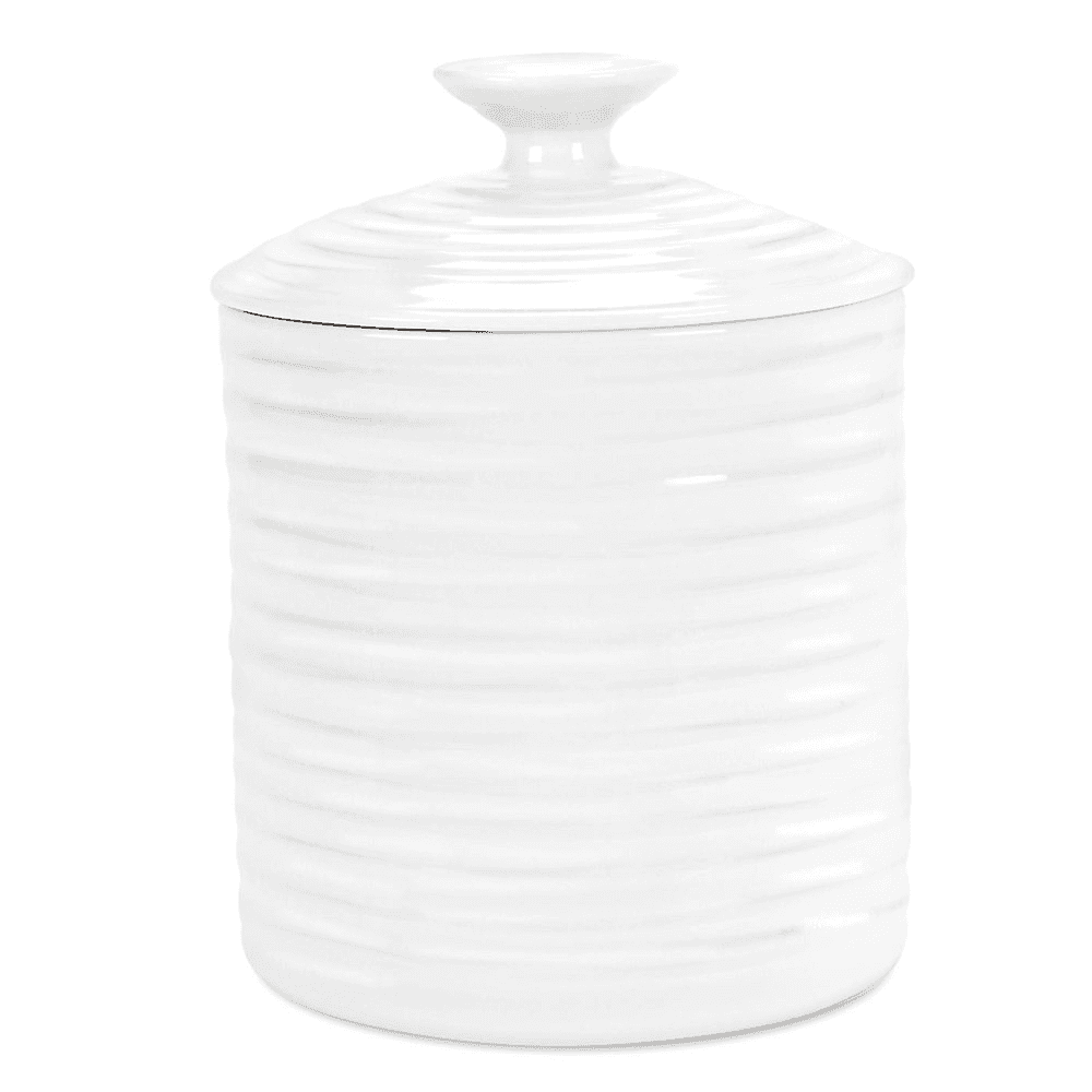 Ceramics Storage jar small, 10.5 x 10.5cm, White