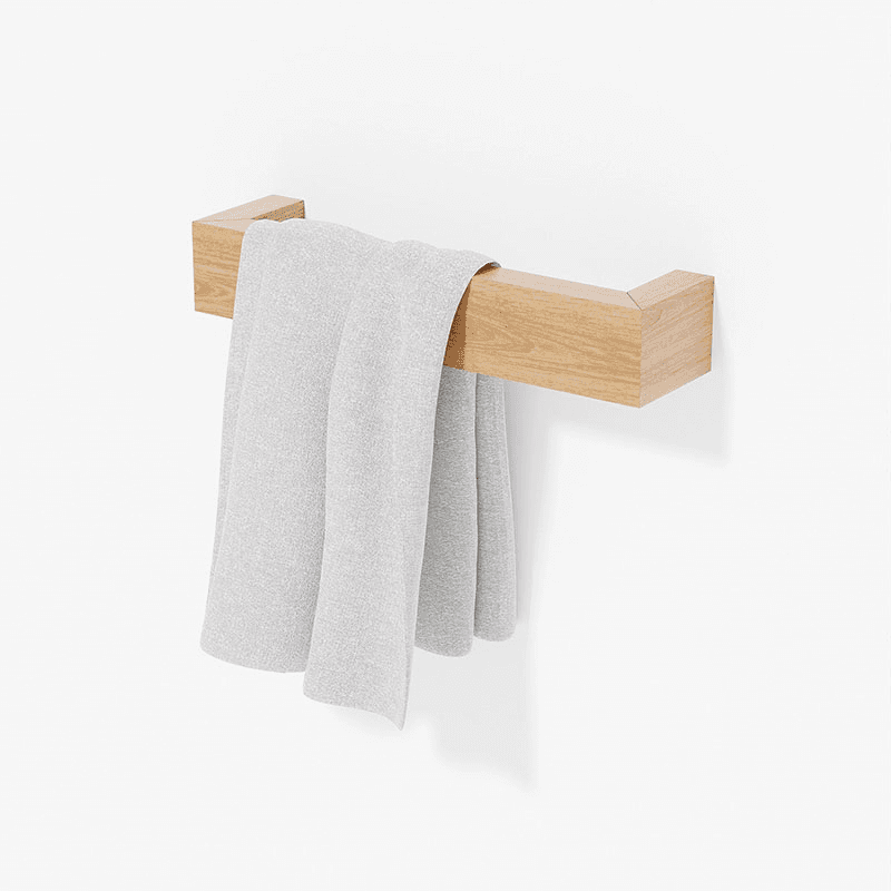 Slimeline Hand Towel Rail, L28cm, Beige