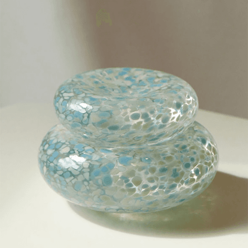 Image showing the Pebble Stack, H6cm, Lichen product.