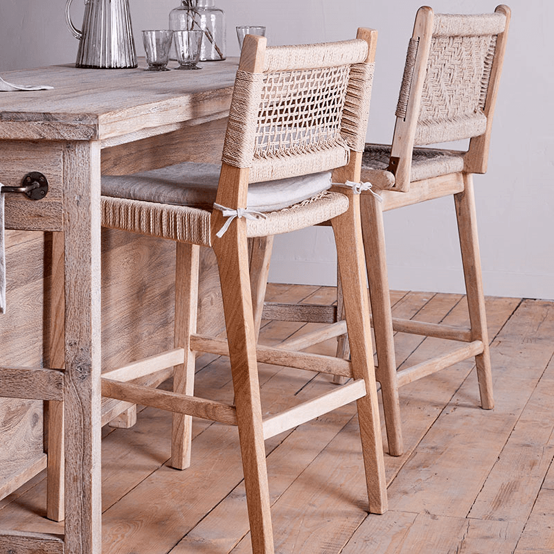 Aamani Counter Chair, Mango Wood