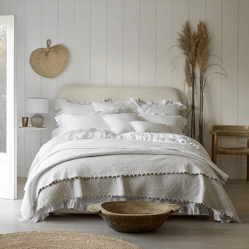 Kara Hemp Oxford Pillowcase, W50cm x L75cm, White