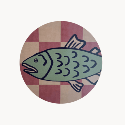 Image showing the Poisson Placemat, D28cm product.