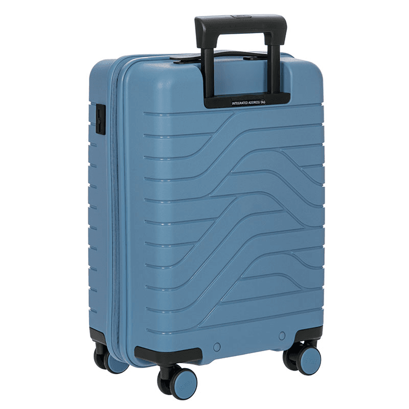 Ulisse Expandable Carry-on Suitcase, H55cm x L37 x W23cm, Grey Blue