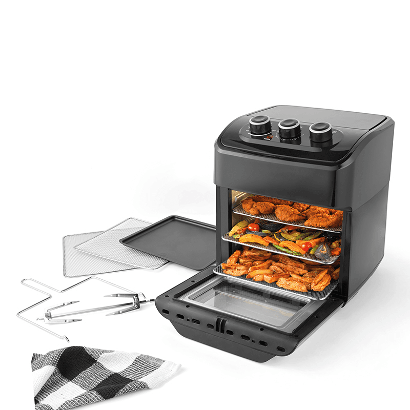 Manual Air Fryer Oven, 12L, Black