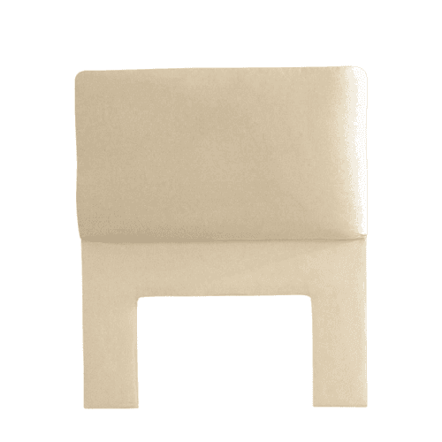 Image showing the Headboard slip cover, double, Oatmeal product.