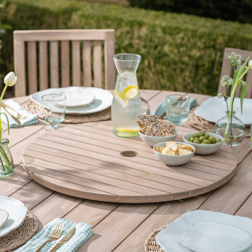 Image showing the Porthallow Lazy Susan, D65cm, Natural product.