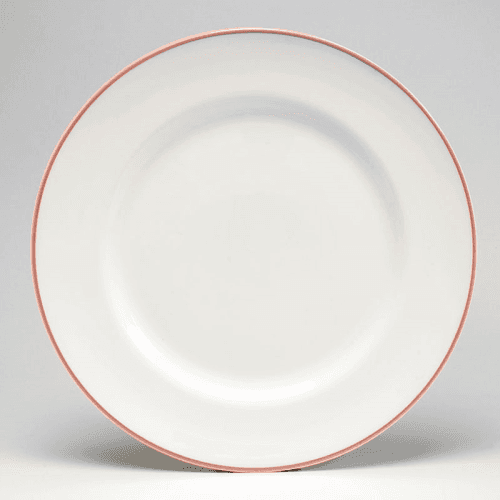 Image showing the Dinner Plate, D26cm, Coral Rim product.