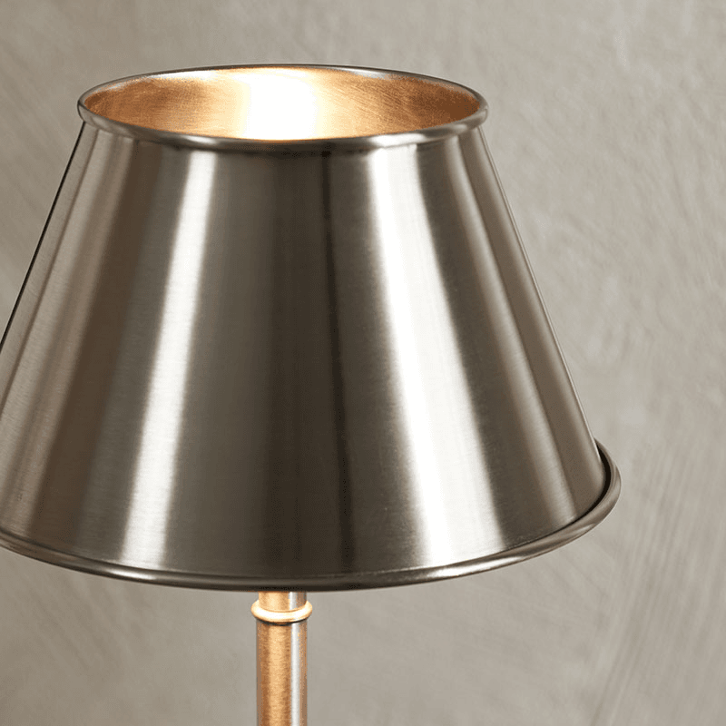 Amberly Table Lamp, H44cm, Chrome