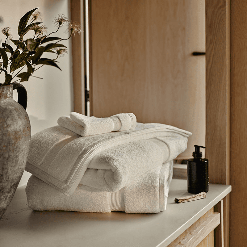 Cotton Hand Towel, White