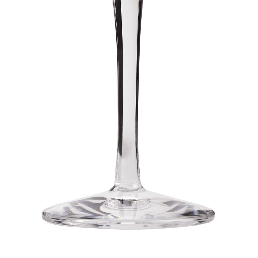 Diamond Mosaic Set of 2 Champagne Flutes, 155ml, Clear