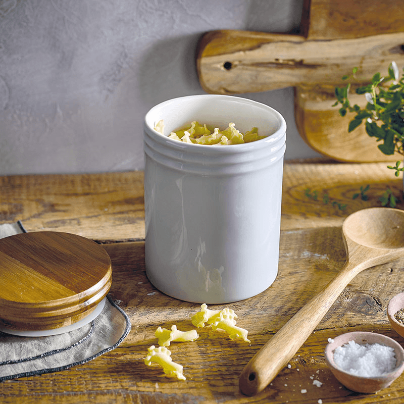 James Martin Cook Storage Jar, 1.1L, Soft Grey