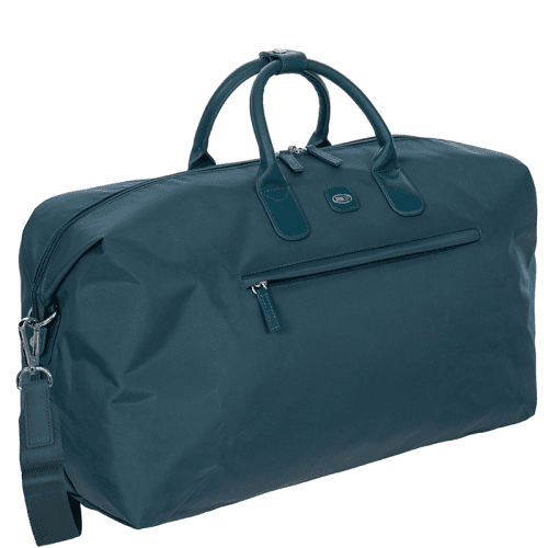 Image showing the Positano Soft Holdall, H32 x L55 x W20cm, Sea Green product.
