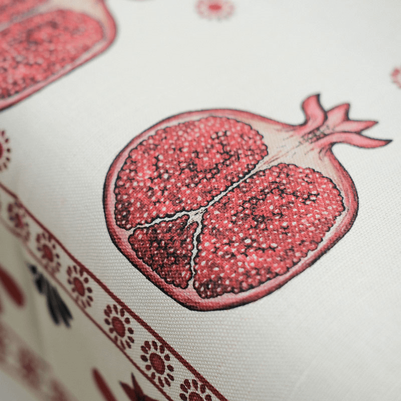 Bell Hutley Tablecloth, 138cm x 260cm, Pomegranate