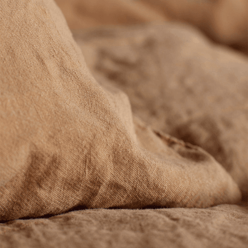 Image showing the Linen Duvet Cover, King, Cumin product.