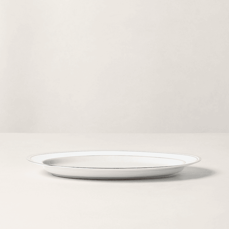 Wilshire Oval Platter, D25cm, Platinum