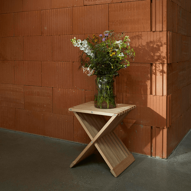 Fionia Stool, W40 x D33.5 x H44cm, Oak