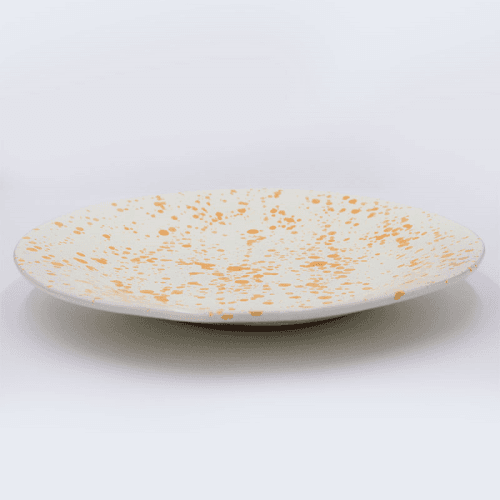 Image showing the Splatter Shallow Serving Bowl, D29cm, Burnt Orange product.