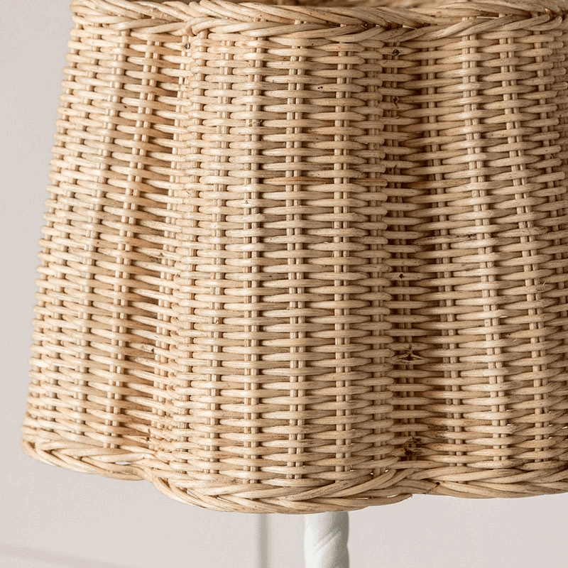 Clover Rattan Lampshade, Natural
