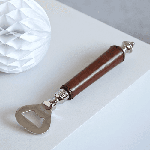 Image showing the Bottle opener, 21cm, Tan Leather product.