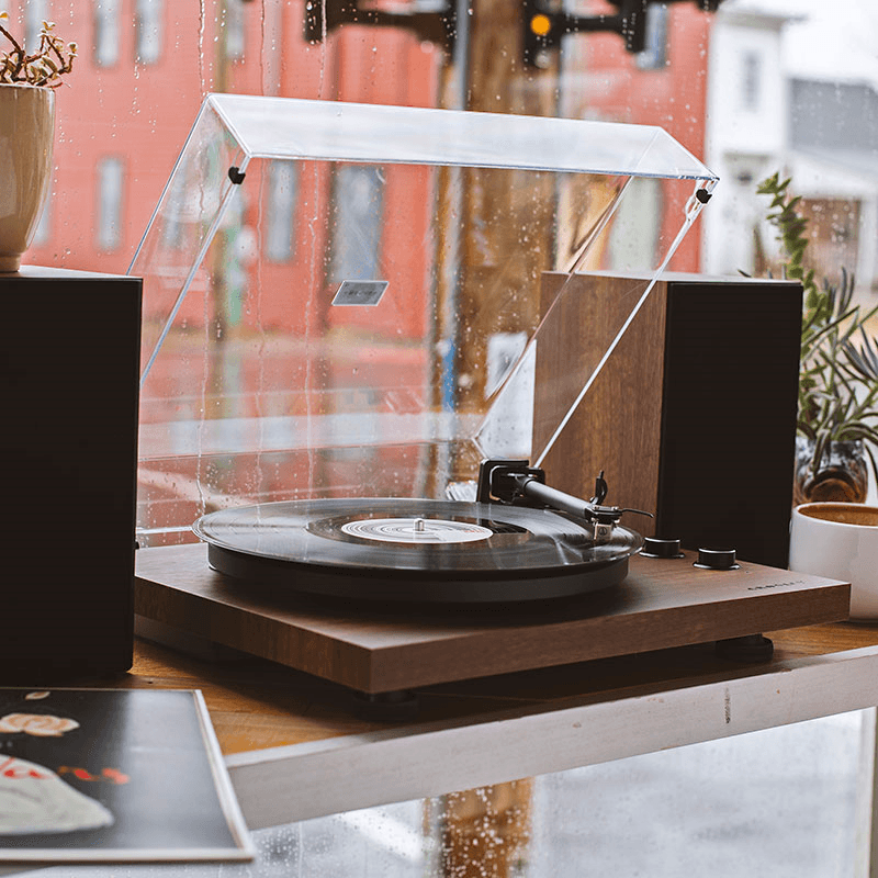 C62 Turntable Shelf System, Walnut