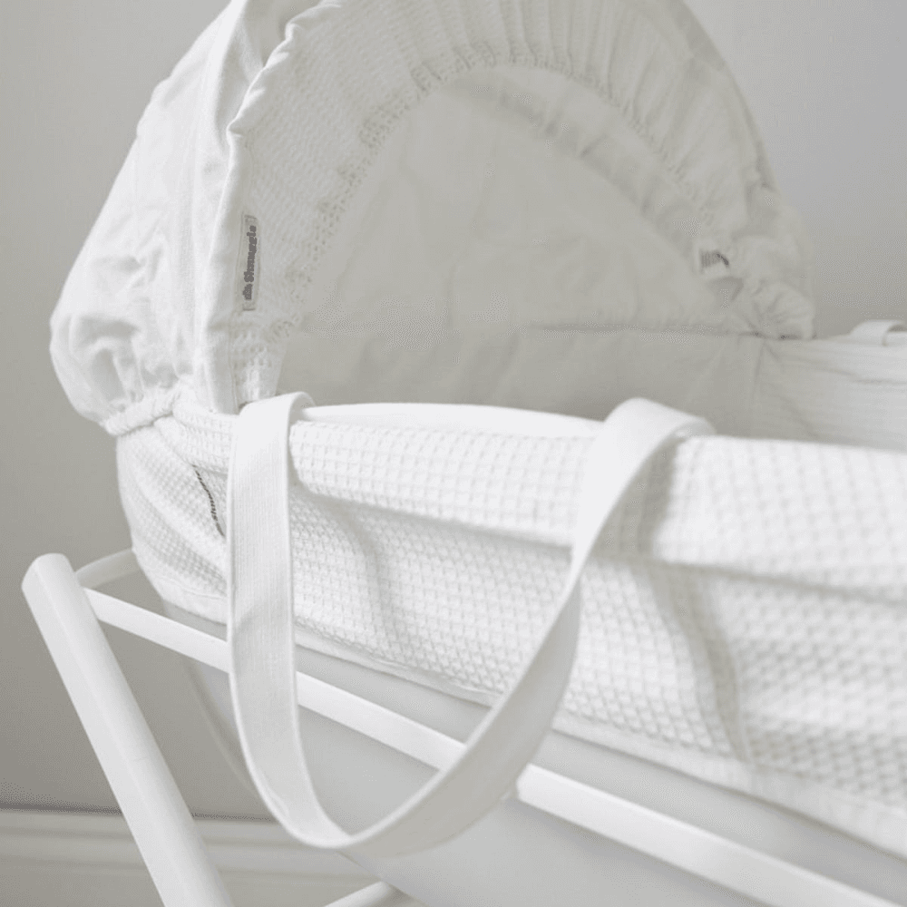 Moses Basket, Classic, Cool Grey, 90 x 48cm