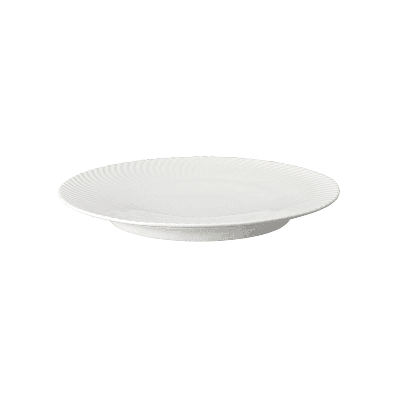 Arc Dinner Plate, D27.5cm, White