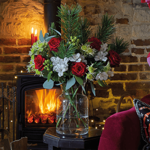 Image showing the Classic 3 Month Flower Subscription and Bespoke Vase product.