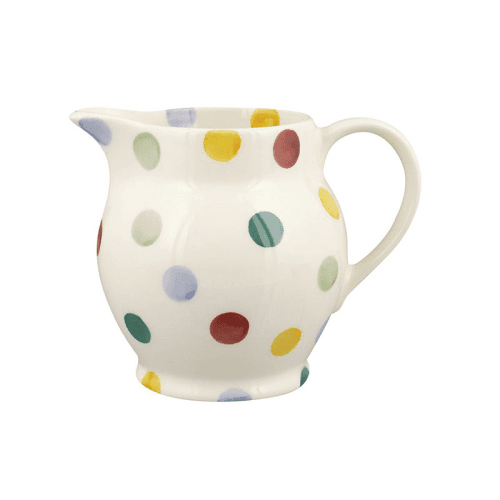Image showing the Polka Dot Jug, 315ml, Cream product.