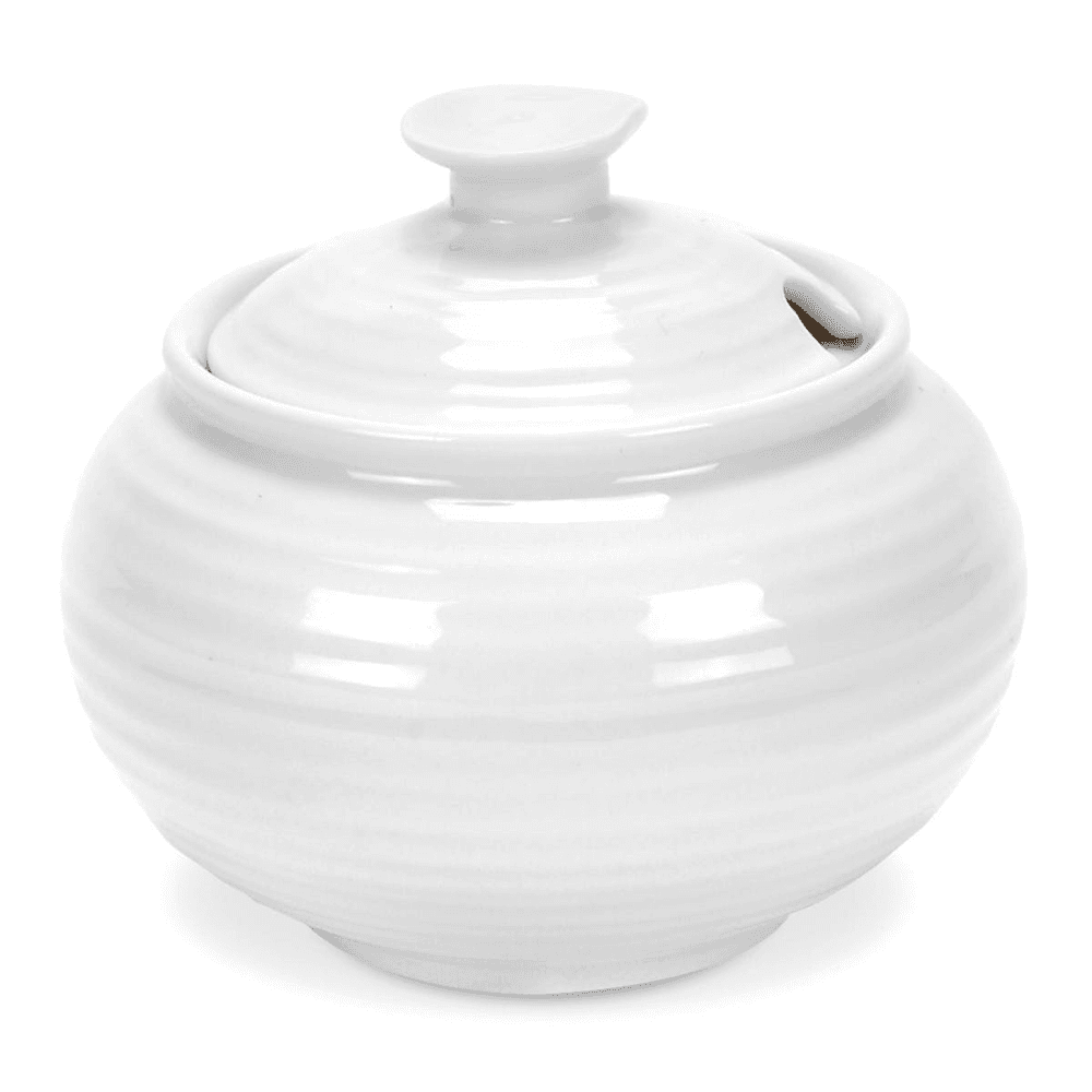 Ceramics Covered sugar bowl, 31cl, White