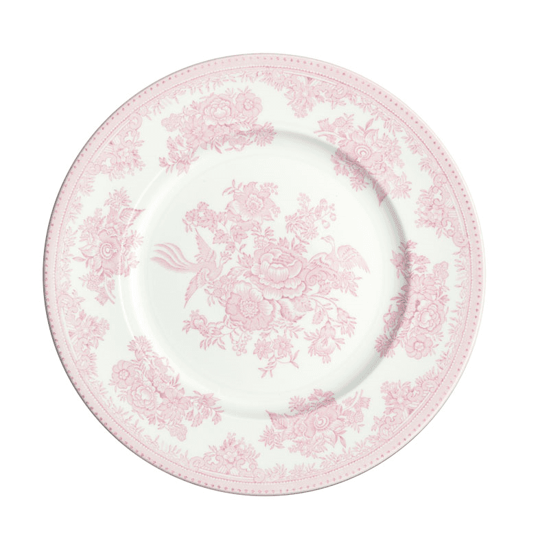 Asiatic Pheasants Plate, D22cm, Pink