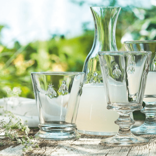 Image showing the Bee Set of 6 long drink glasses, Clear product.