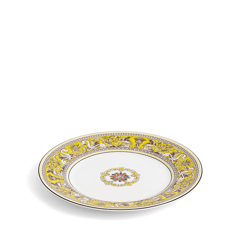Florentine Plate, D21cm, Citron