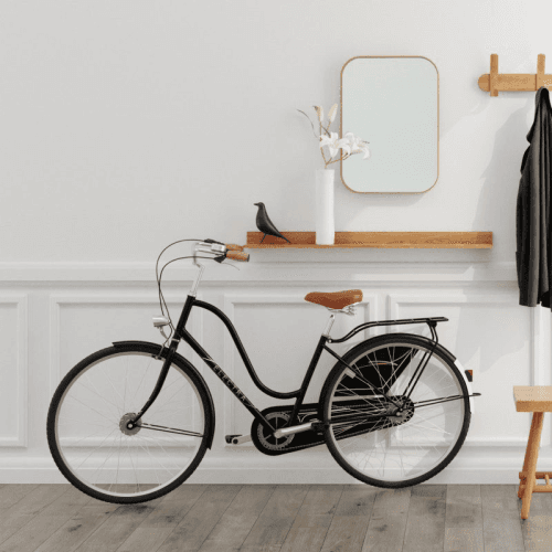 Image showing the Outlook 55 Rectangular Wall Mirror, Oak product.