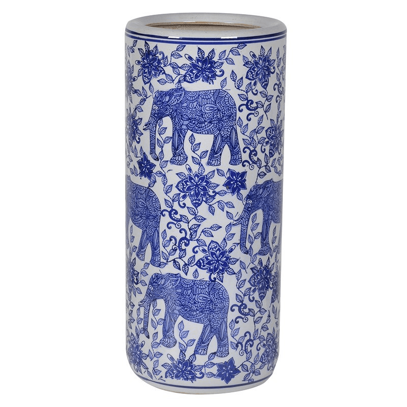 Umbrella stand, H45cm, Blue/White