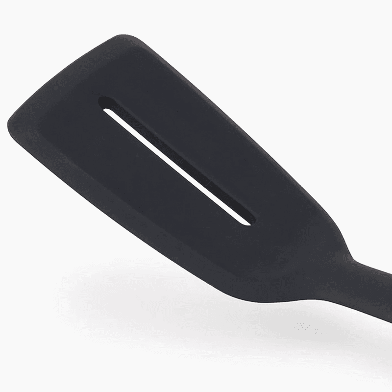Elevate Silicone Slotted Turner, Stainless Steel