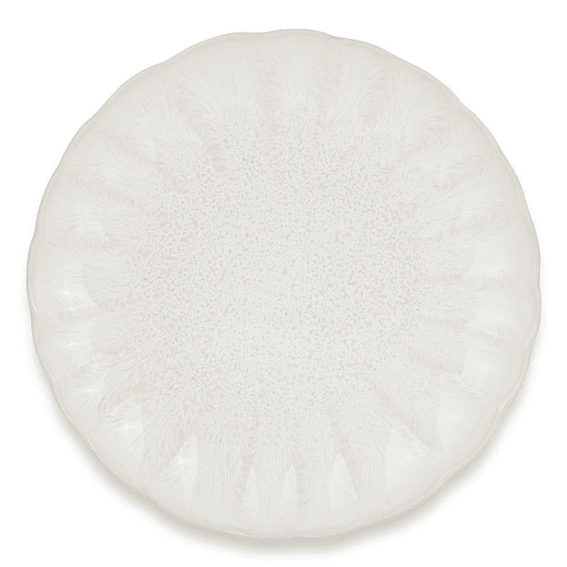 Aruvi Dinner Plate, D27.5cm, Cream