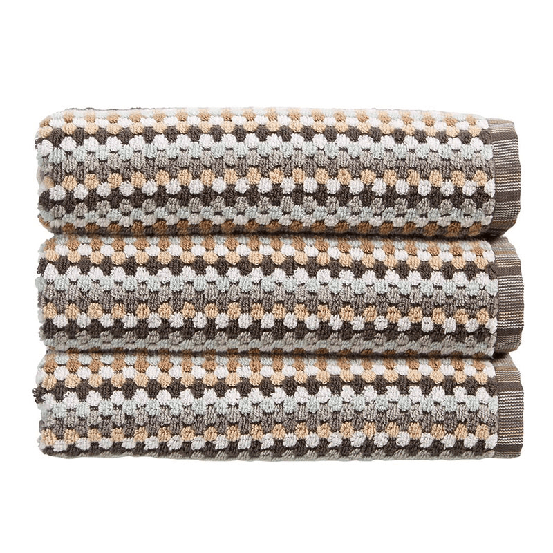 Carnaby Stripe Bath Sheet, Neutral