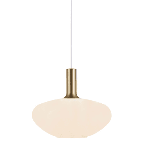 Image showing the Alton Pendant, H30cm, White product.