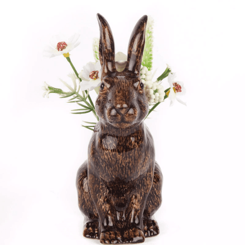 Image showing the Hare Bud Vase, H11.5cm, Brown product.