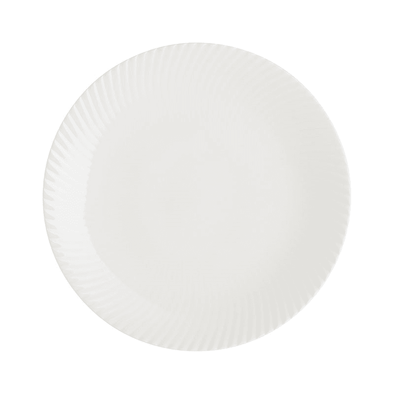 Arc Dinner Plate, D27.5cm, White