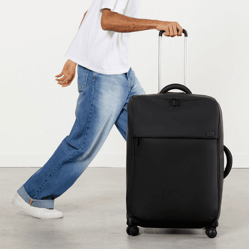 Image showing the Lost In Berlin Suitcase, H70 x L46 x W31cm, Black product.