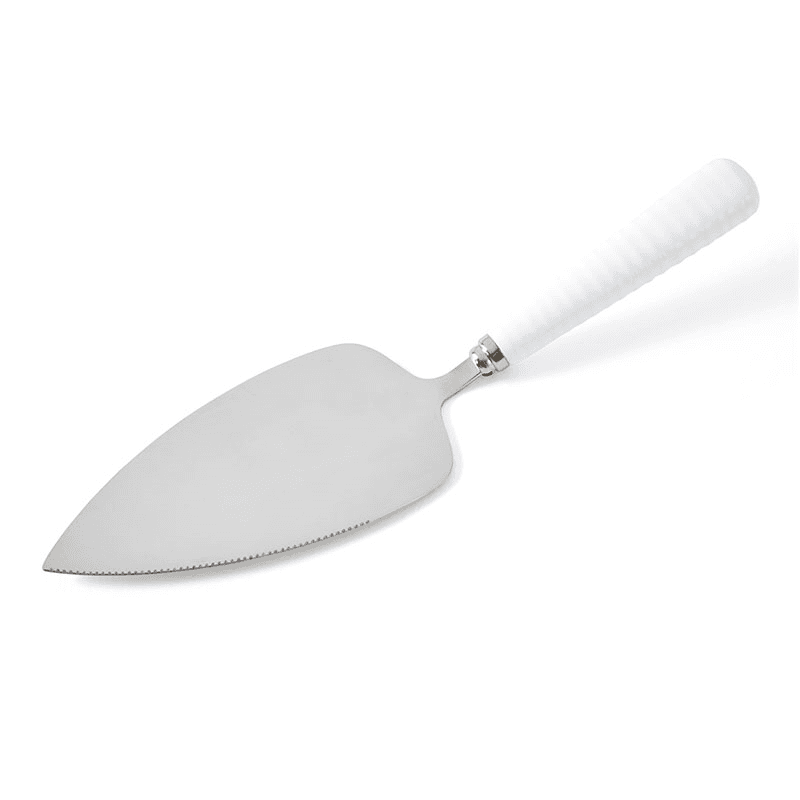 Cake Server, White/Silver