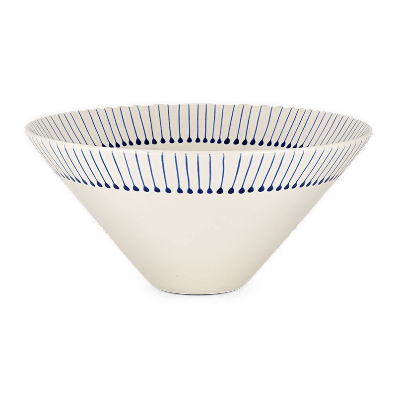 Iba Serving Bowl, D30cm, Indigo