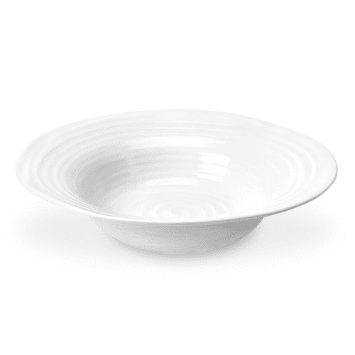 Image showing the Ceramics Pair of bistro bowls, 26.5cm, White product.