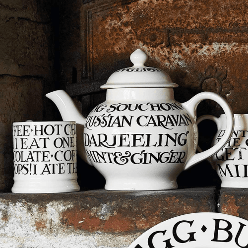 Image showing the Black Toast Teapot, 1.6l, Cream product.