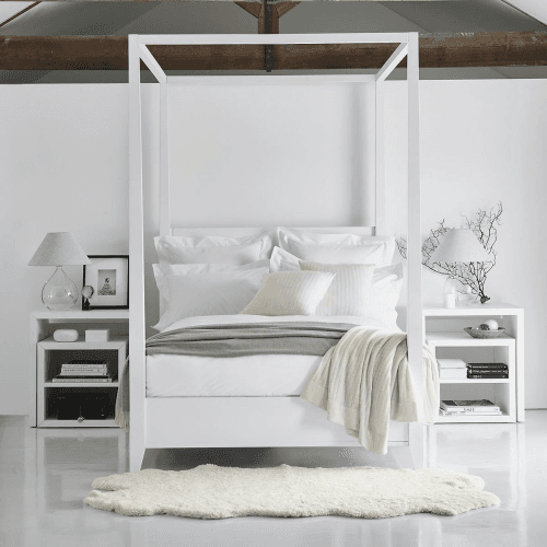 Image showing the Pimlico - 720 Thread Count Egyptian Cotton Super king duvet cover, W260 x L220cm, White product.