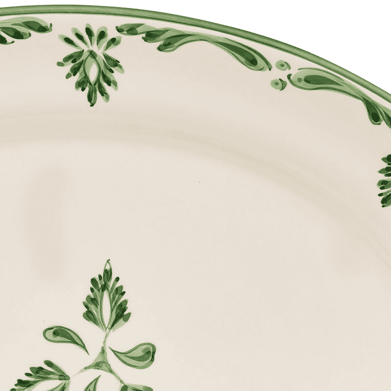 Eleanor Platter, 46x 35cm, Forest Green